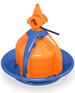 Control pan cpl TRU PAN man. dia 45.0 - rearing -> 25kg